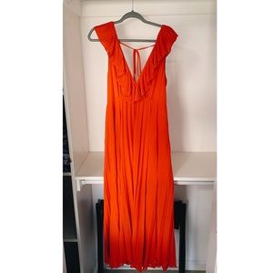Zara pleated maxidress